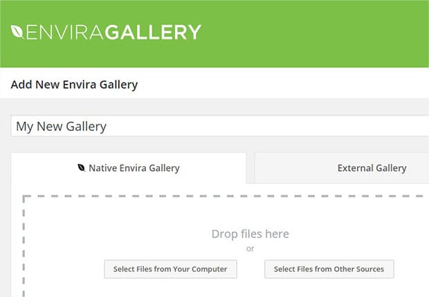 Add New Gallery - Envira Gallery Add New Gallery