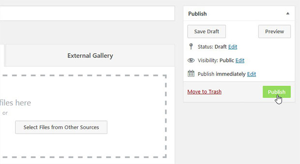 Publish Gallery - Envira Gallery Publish Gallery