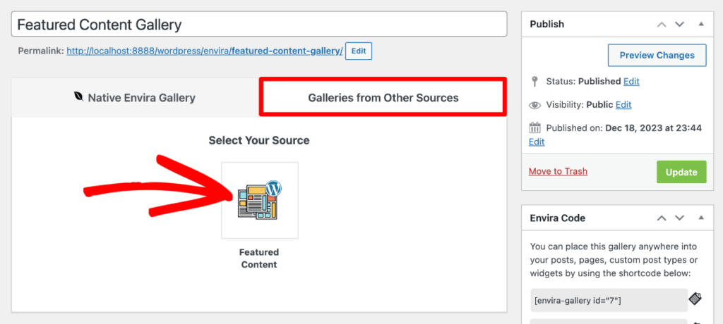 Add featured content gallery 1 1 - Envira Gallery Add featured content gallery wordpress