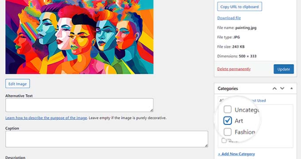 Assign a category to media library images - Envira Gallery Assign a category to media library images
