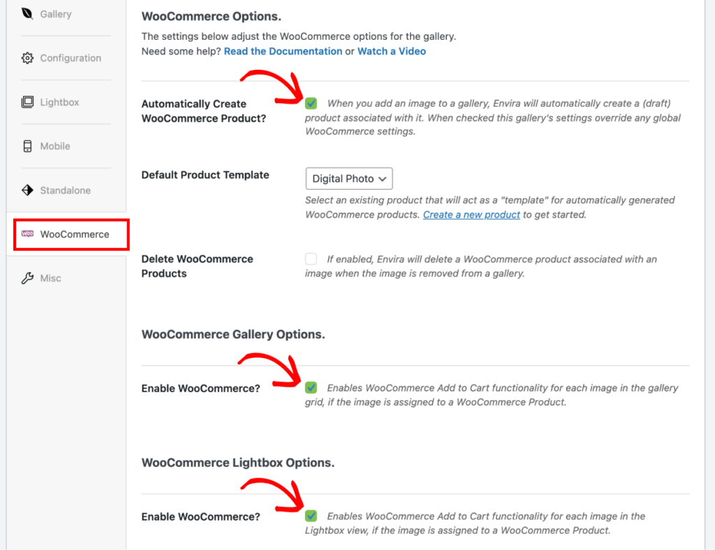 Enable WooCommerce options in Envira Gallery - Envira Gallery Enable WooCommerce options in Envira Gallery