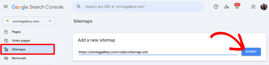 gsc-add-new-sitemap 1 1 - Envira Gallery Add a new sitemap in Google Search Console