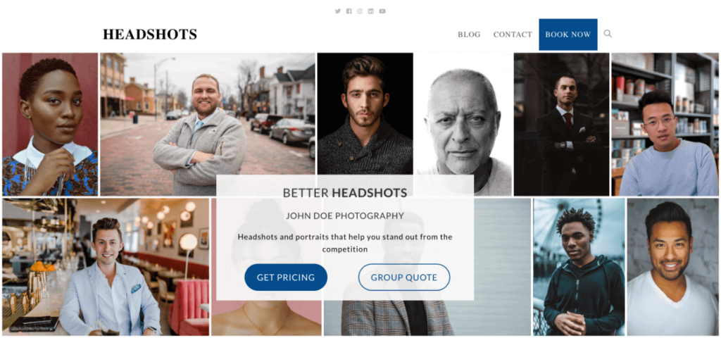 Headshots theme by Imagely 1 1 - Envira Gallery Headshots theme by Imagely