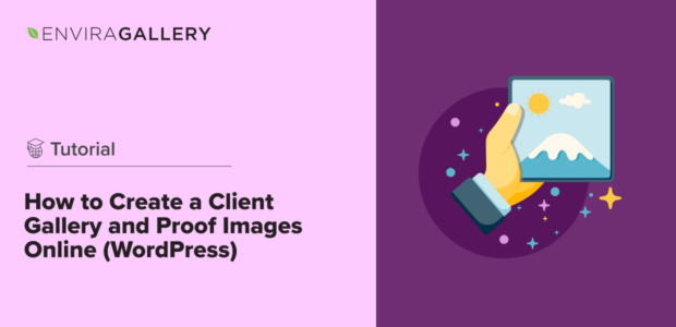How to Create a Client Gallery &amp; Proof Images Online (WordPress)