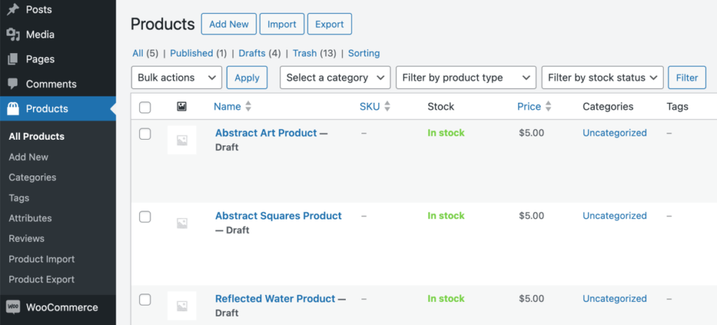 Woo Product Drafts - Envira Gallery Woo Product Drafts - How to sell photos on wordpress
