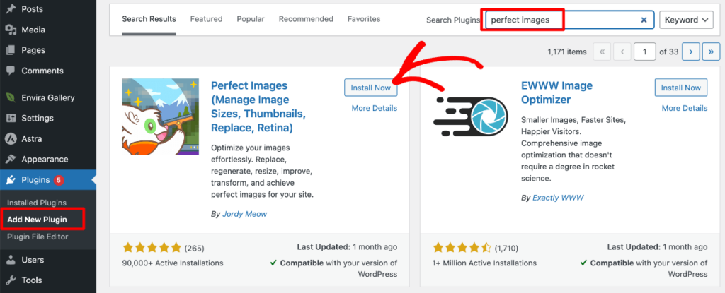 install-perfect-images-plugin 1 1 - Envira Gallery Install Perfect Images plugin
