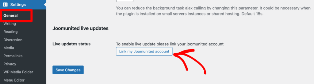 settings-general-link-joomunited-account 1 1 - Envira Gallery WP Settings - Link my JoomUnited account