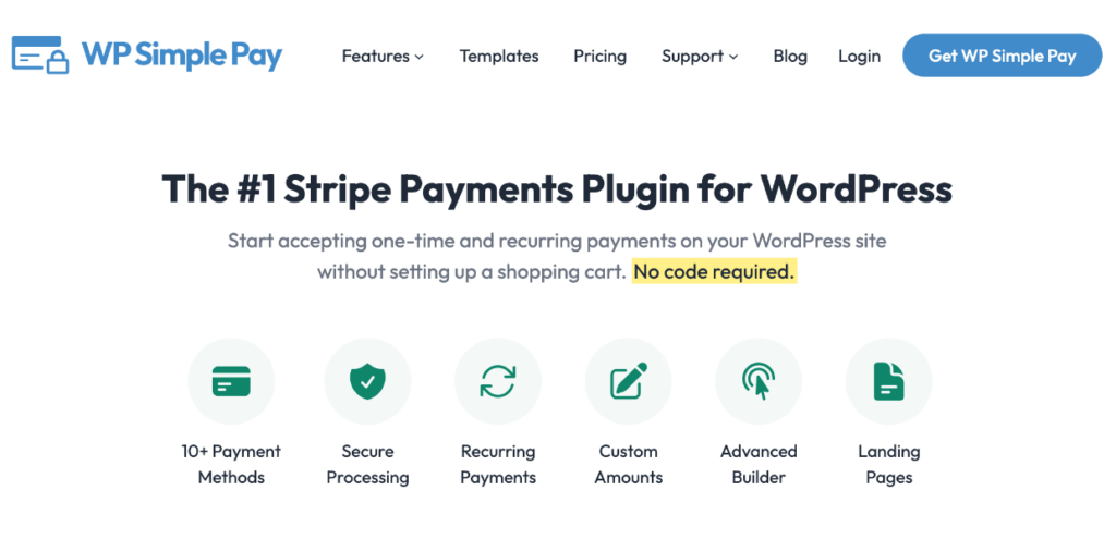 WP Simple Pay Home 1 1 - Envira Gallery WP Simple Pay Home